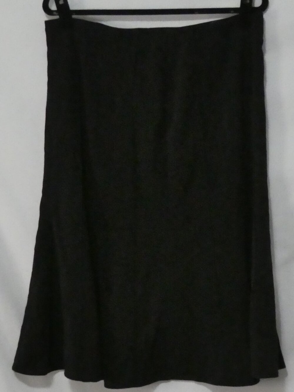 The Vintage Sophisticate LUCIEN DAUNOIS COLLECTION Black Flared Midi Skirt - 42